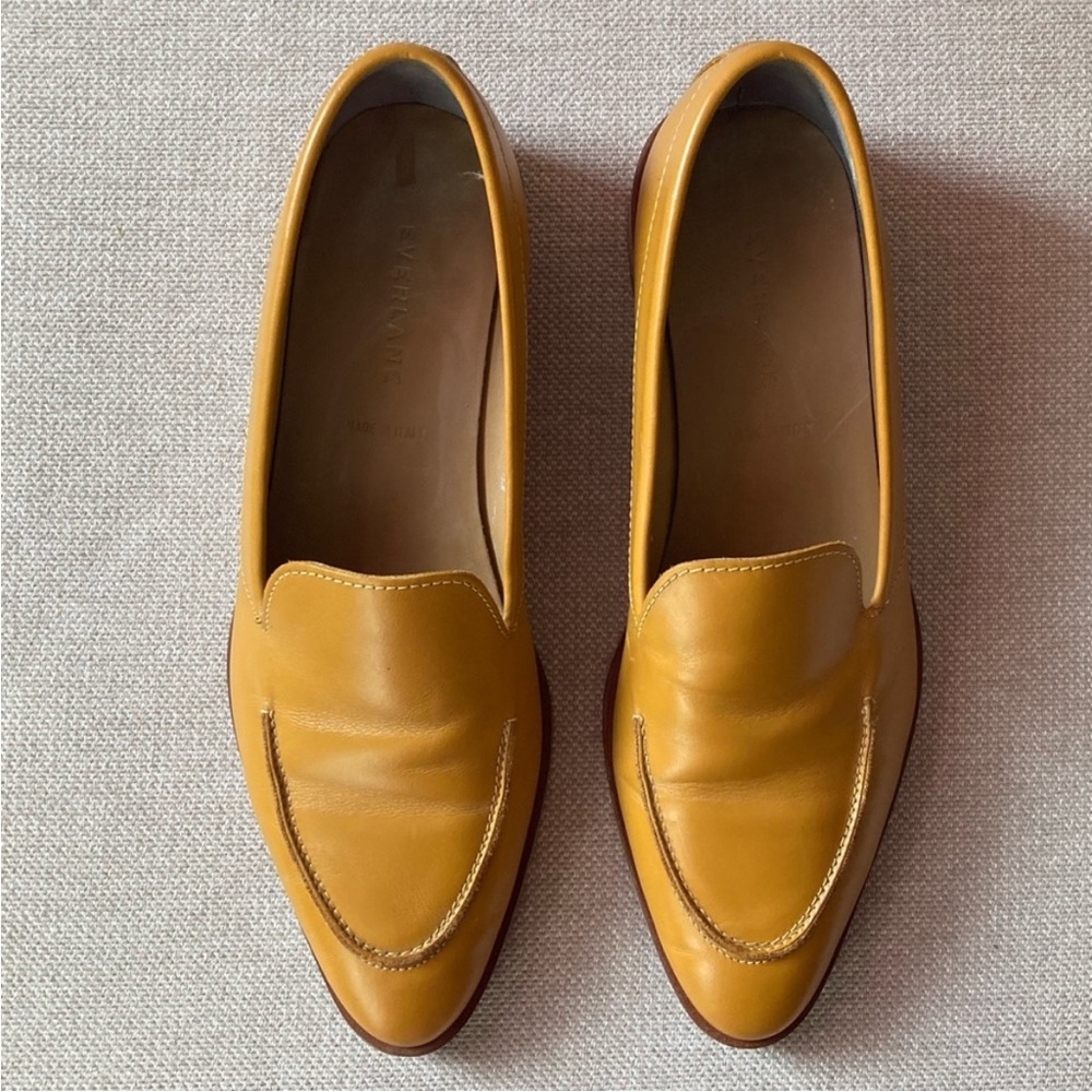 Everlane Modern Loafer Size 8, 8.5 Mustard Yellow (fit narrow) - Picture 2 of 10